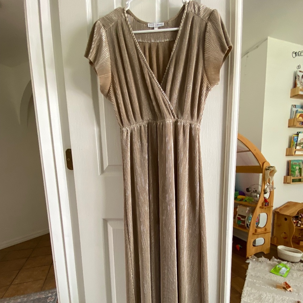 Baltic Born Athena Pleated Maxi Dress